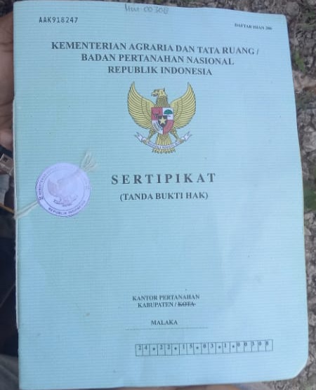 Diduga Menyeroboti Lahan Tanpa Sepengetahuan Maria Bete, SM Dipolisikan ke Polsek Laenmanen 