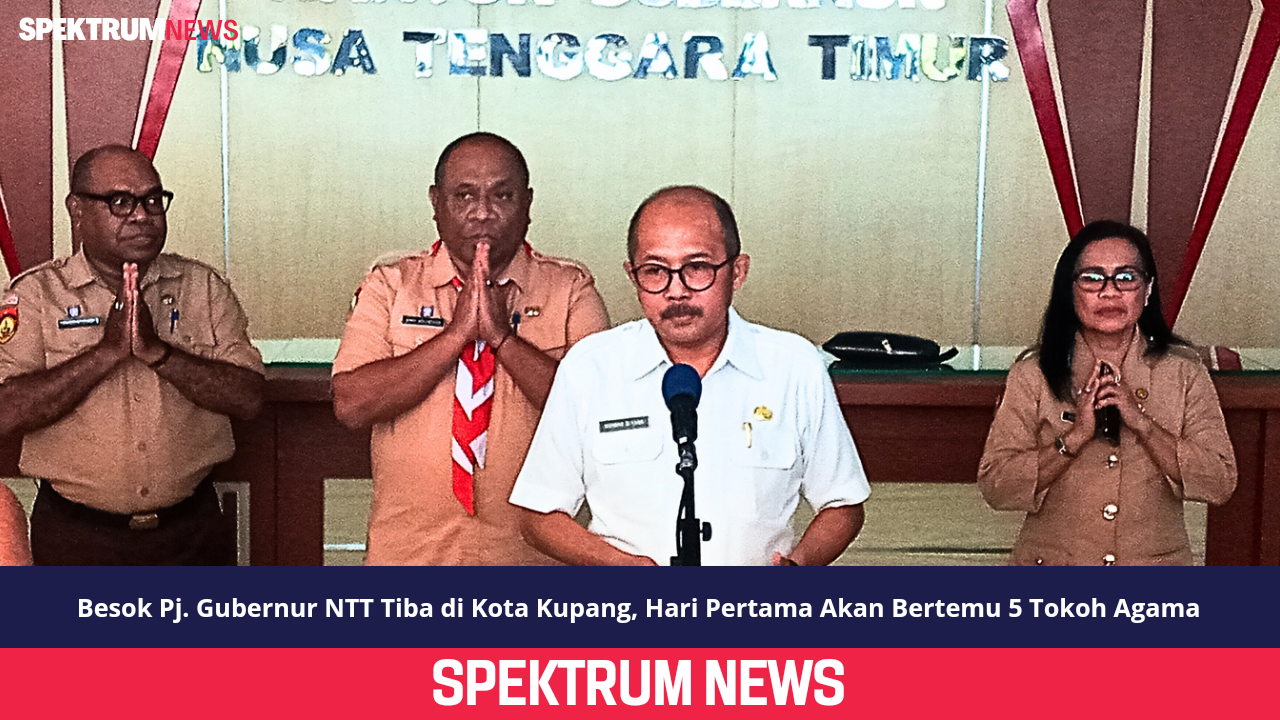 Besok Pj. Gubernur NTT Tiba di Kota Kupang, Hari Pertama Akan Bertemu 5 Tokoh Agama 