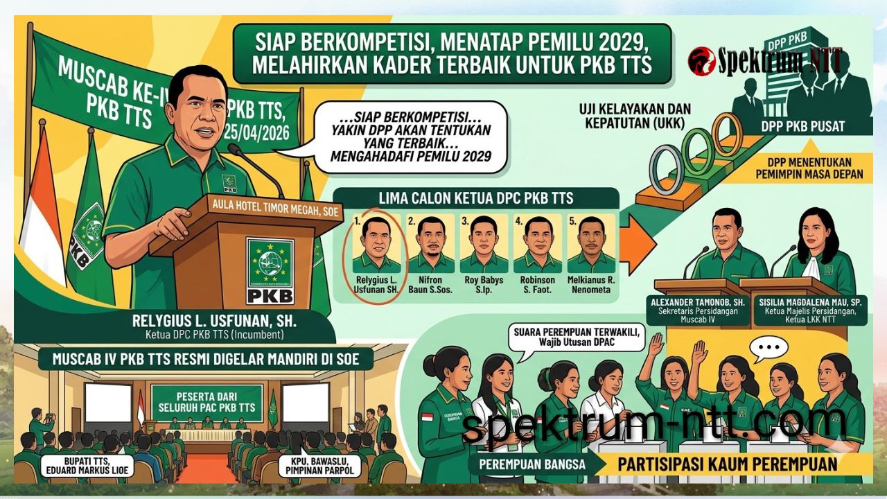 Siap Berkompetisi, Relygius Yakin DPP Akan Tentukan Yang Terbaik Untuk DPC PKB TTS
