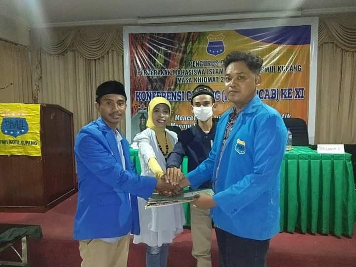 Ikhwan Syahar Resmi Pimpin PMII Cabang Kupang  periode 2020-2021, Ini Pesannya