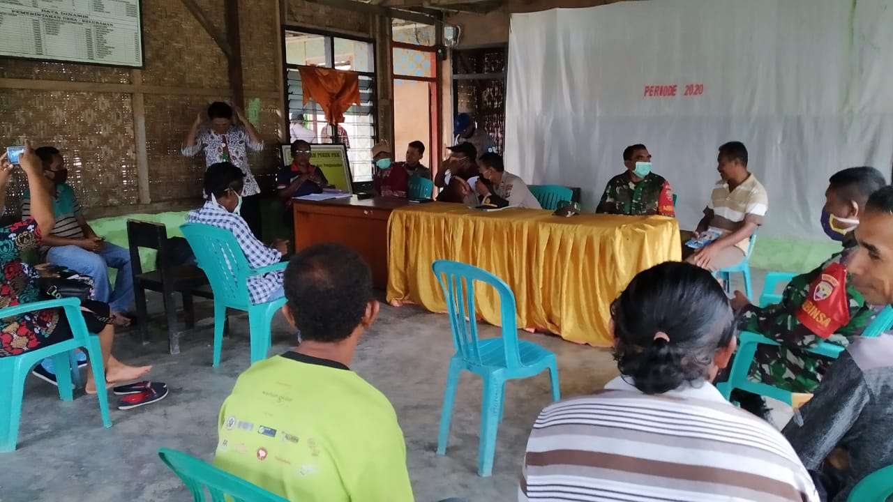 Desa Mausambi di  Ende  Bentuk Tim Relawan Desa Lawan Covid-19