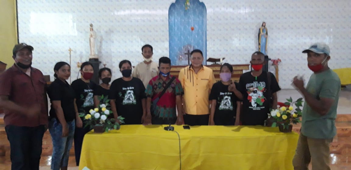 Reses DPRD Provinsi NTT, Thomas Tiba Kunjungi Stasi St. Yohanes Pemandi Aewora