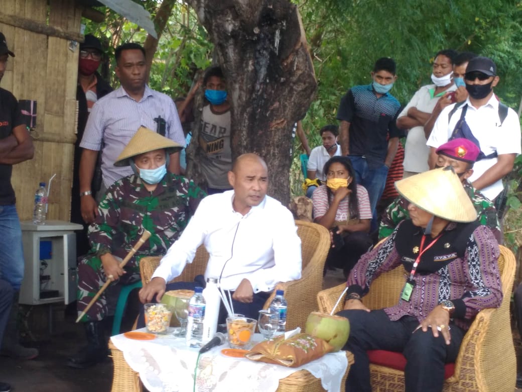 Kunjungan Ke Sikka Gubernur NTT Kunjungi Kebun Contoh Teknologi Irigasi Tetes
