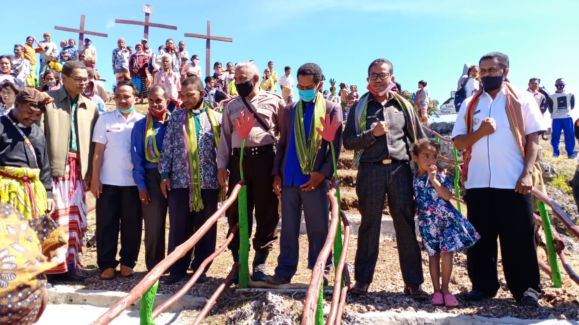 Destinasi Wisata Bukit Feotnai Oelbubuk Resmi Dibuka, Dukung Pembangunan Gereja