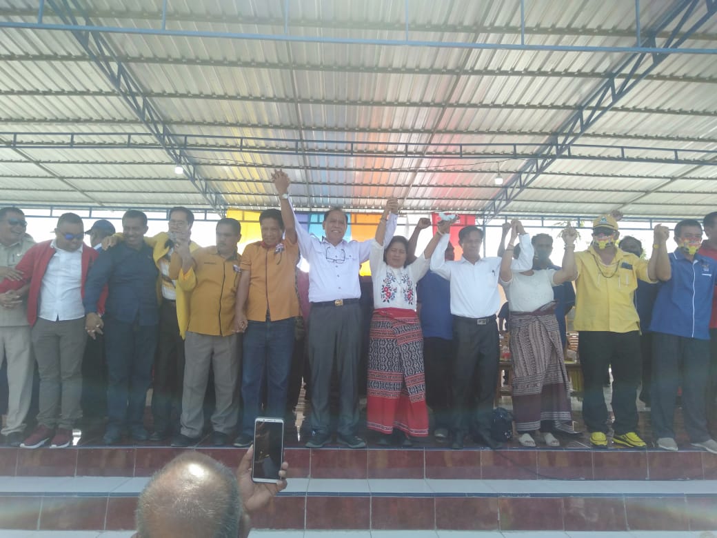 Deklarasi Paslon SBS - WT Dipadati Masa Pendukung dan Simpatisan 