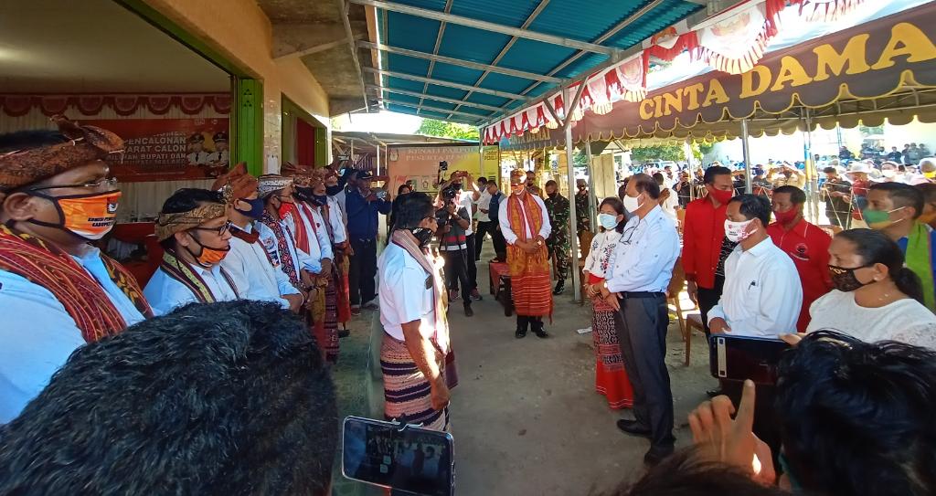 Paslon SBS - WT Daftar di KPU Malaka, ini Kata ketua KPU dan Bawaslu Malaka