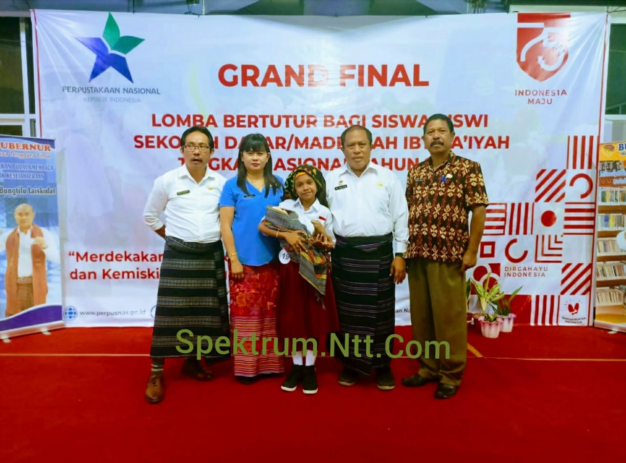 Brigitha Stefania Tlonaen Wakili NTT Dalam Ajang Lomba Bertutur bagi SD Tingkat Nasional