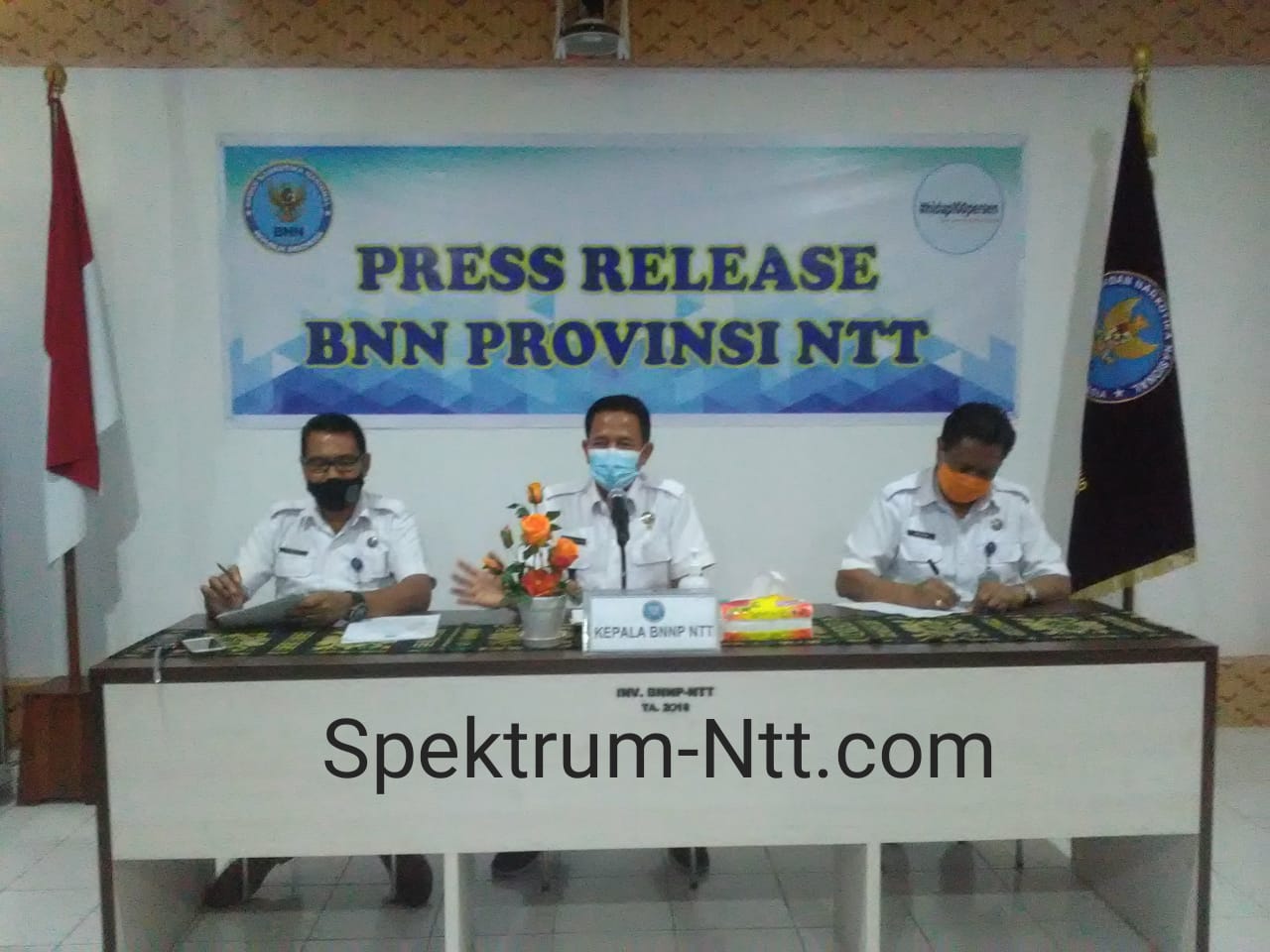 BNN Provinsi NTT Lakukan Cek Bebas Narkoba Pada 27 Pasangan Calon Bupati dan Wakil Bupati Di NTT