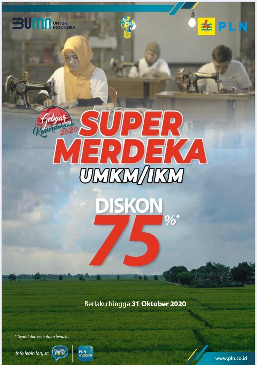 PLN Perpanjang Program Diskon Tambah Daya “Super Merdeka” Cek Syaratnya