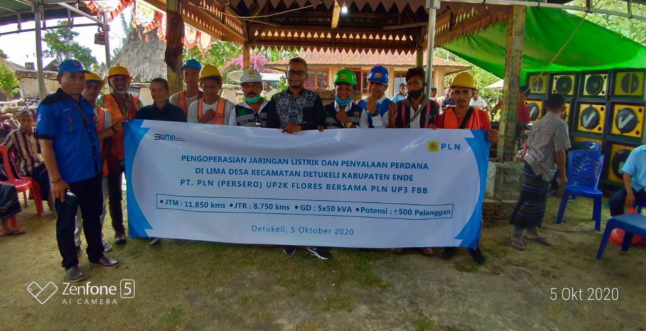 Oktober 2020 PLN Hadirkan Listrik di 23 Desa Terpencil di NTT