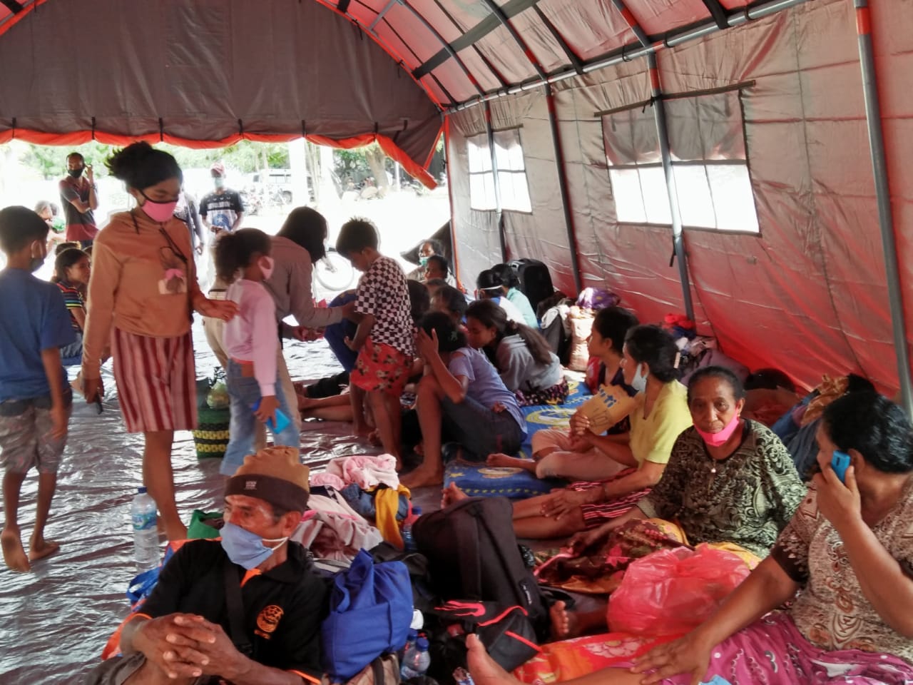 Kronologi 5  Anak Yang Hilang Dan Ditemukan Pasca Erupsi Gunung Ile Lewotolok,  Berlari Sejauh 11 KM