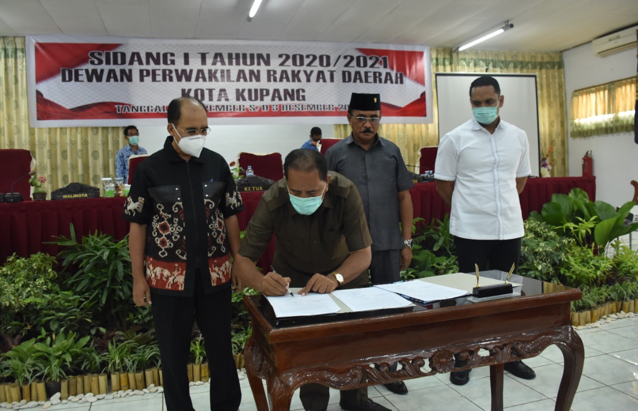 Selesai, APBD 2021 Kota Kupang Resmi Ditetapkan