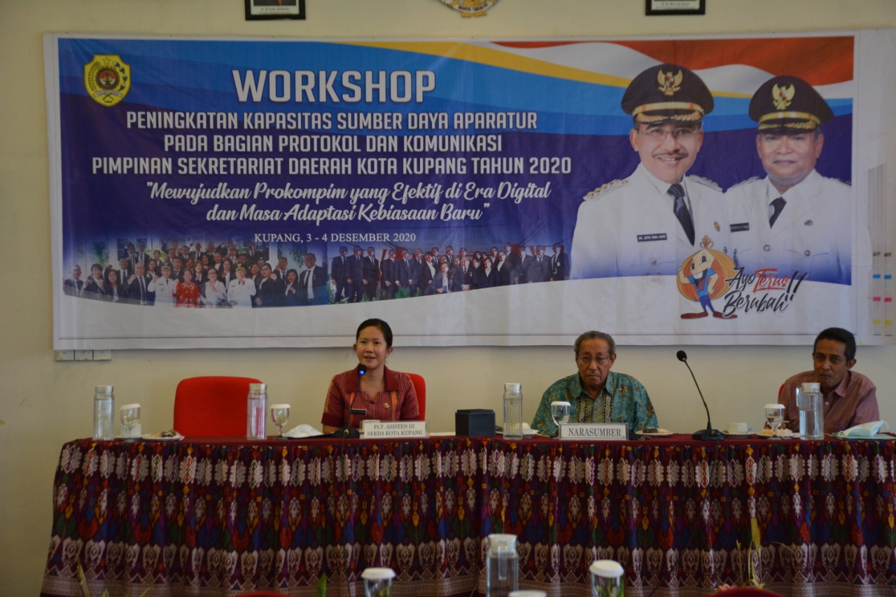 Prokompim Kota Kupang Gelar Workshop, Tingkatkan Kapasitas SDM Aparatur