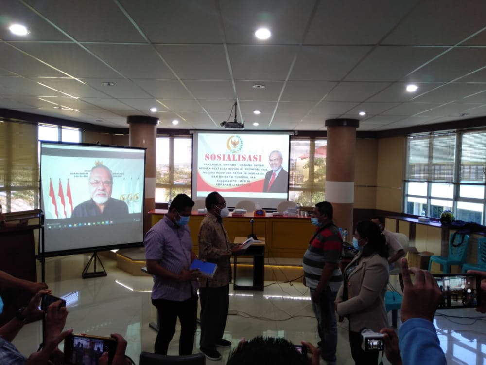 Forum Wartawan Kota Kupang Bekerja sama Dengan MPR RI Lakukan Sosialisasi Empat Pilar Bangsa