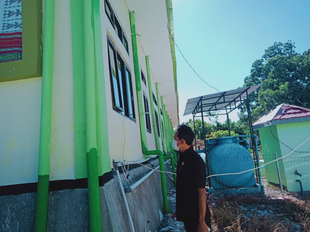 Bangunan Baru Puskesmas Prototype Siso Masih Mengalami Kebocoran 