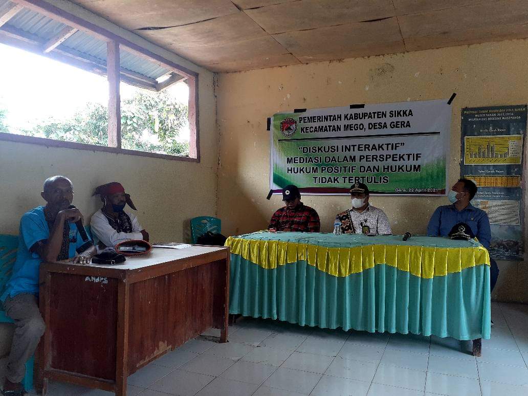 Desa Gera Akan Jadi Pilot Project Untuk Desa di Sikka Dalam Penerapan Hukum Adat