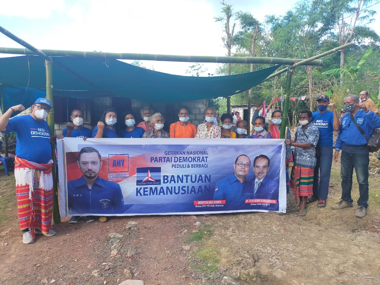 Salut.. Partai Demokrat Kembali Bantu Korban Badai   Seroja  Untuk Warga Amfoang Tengah