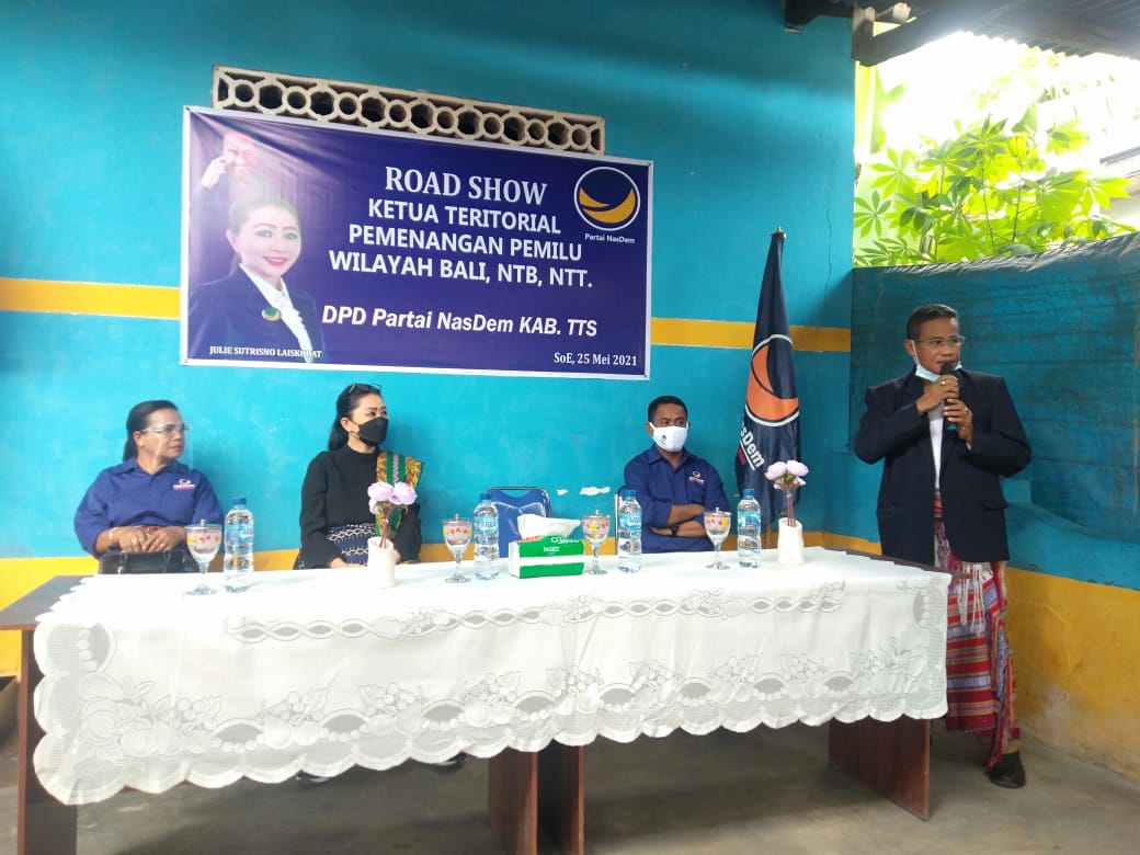 Bangun Konsolidasi NasDem Jelang Pemilu 2024, Julie Laiskodat Berkunjung Ke TTS
