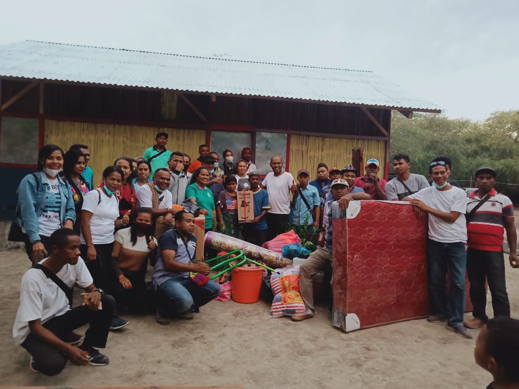 OPS Se-TTS Dukung Kebijakan Bupati, Berikan Bantuan Bagi Korban Bencana Di Toinunuh