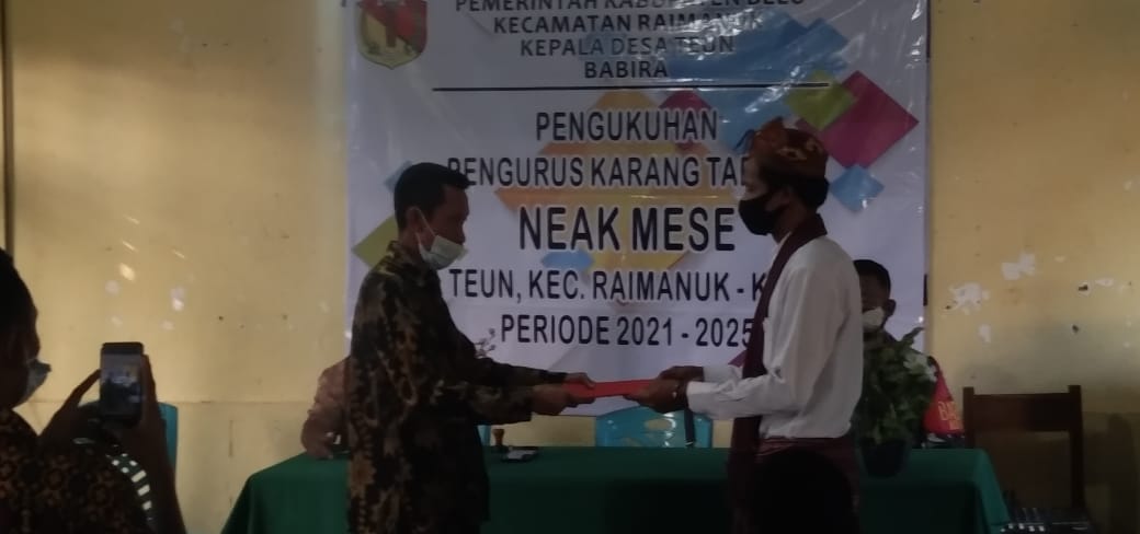 BPH Karang Taruna Neak Mese, Teun Dikukuhkan 