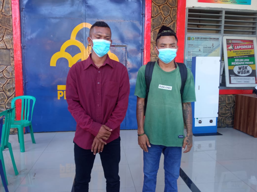 Rutan Kelas II B Maumere Bebaskan 2 Tahanan Usai Dapatkan Remisi Umum Hari Kemerdekaan 