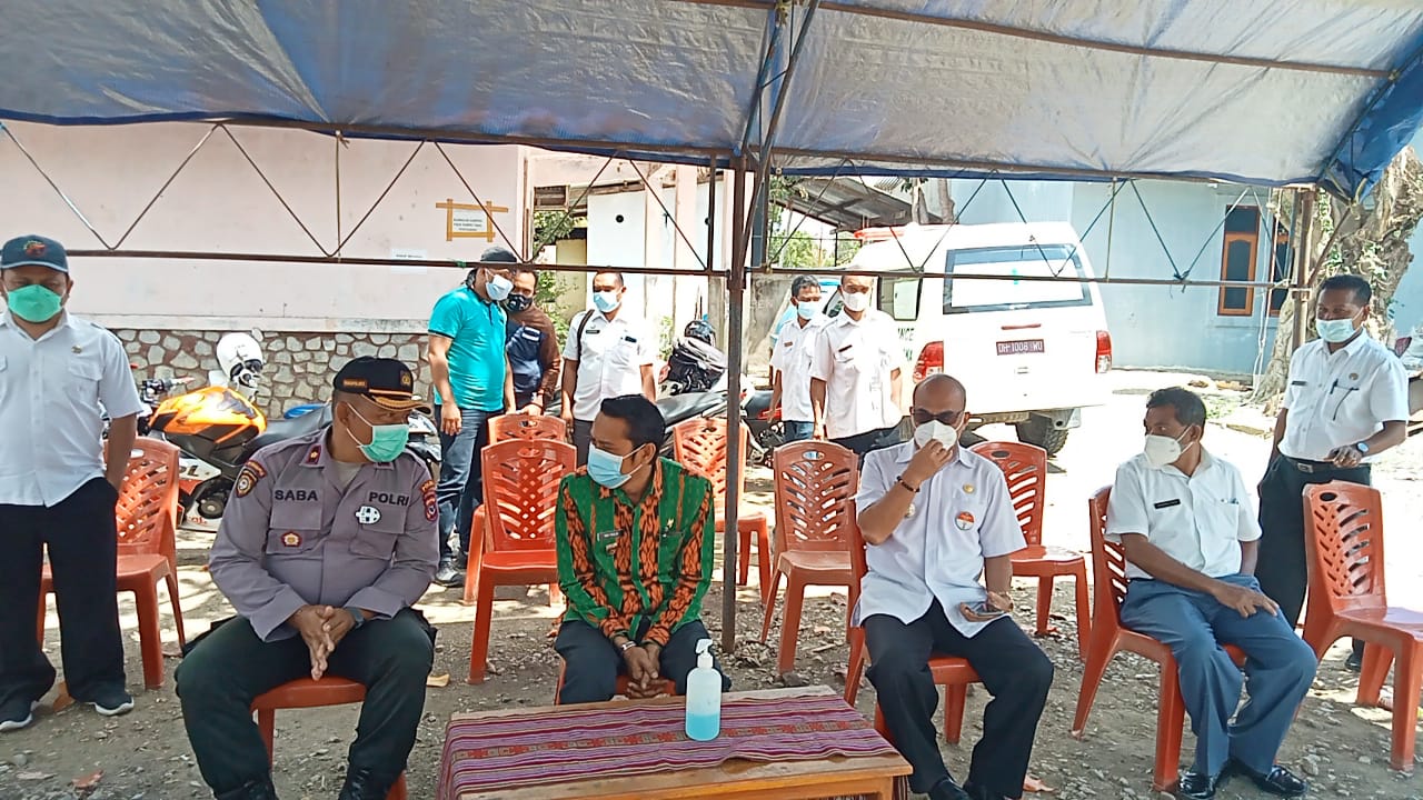 Wabup Malaka Kim Taolin, Minta Posko Covid-19 di Nurobo Diperketat 