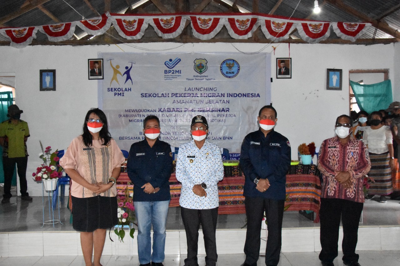 Wujudkan KABARI PMI Bersinar, BP2MI Launching Sekolah PMI Di TTS