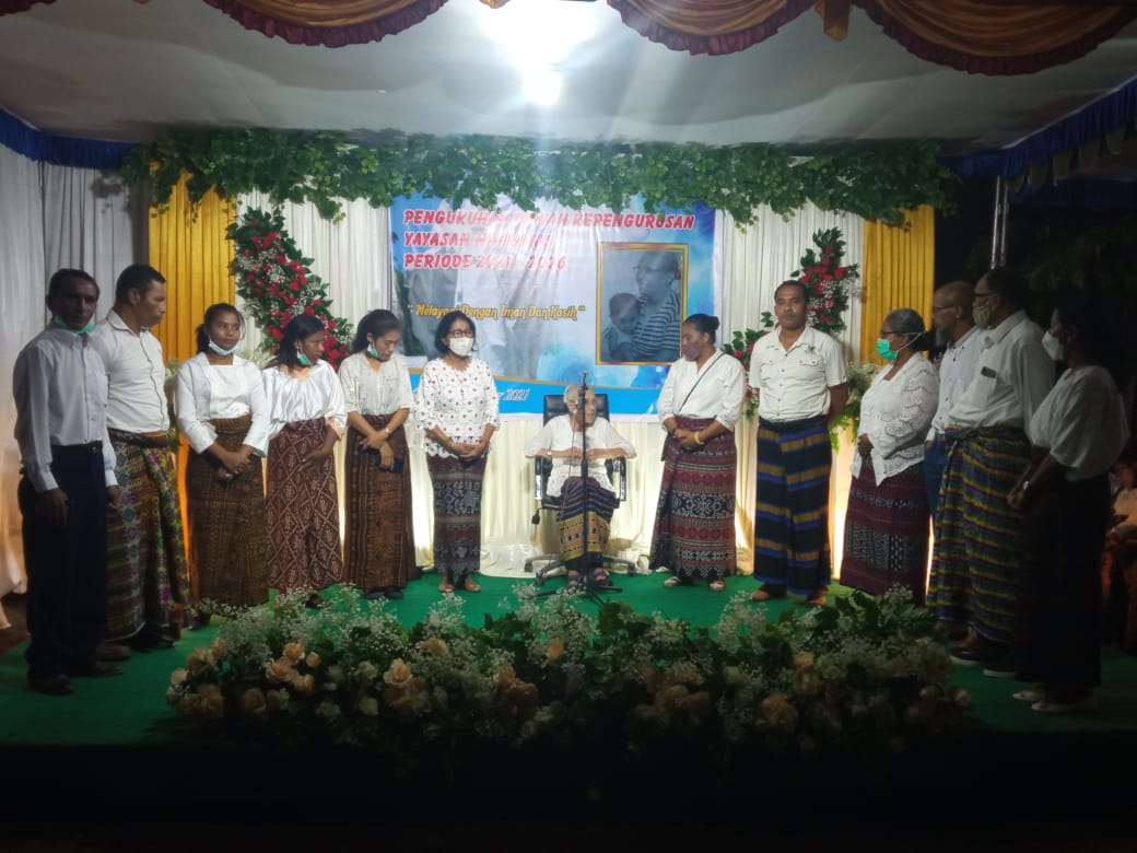 Pengukuhan Dewan Pengurus Yayasan Nativitas, Begini Pesan Mama Belgi