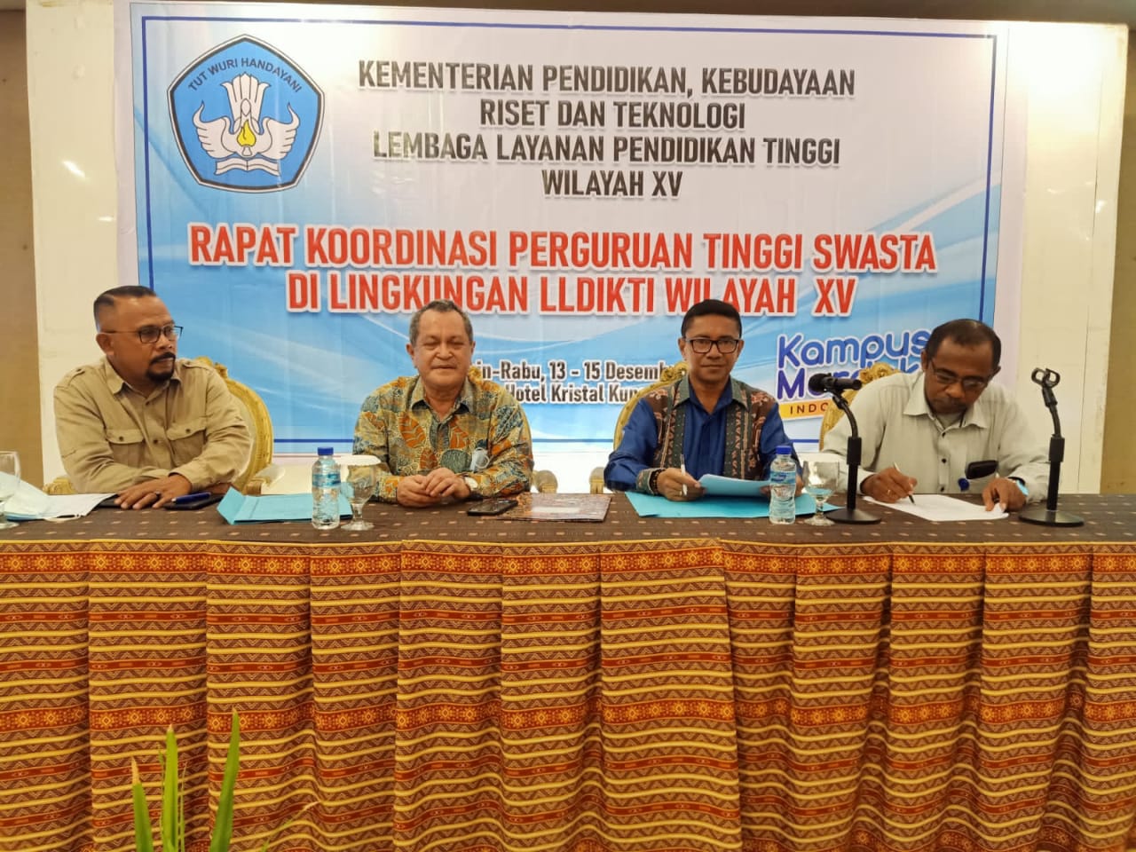 PT Swasta Wilayah LL DIKTI XV Gelar Rakor dan Hasilkan Beberapa Rekomendasi