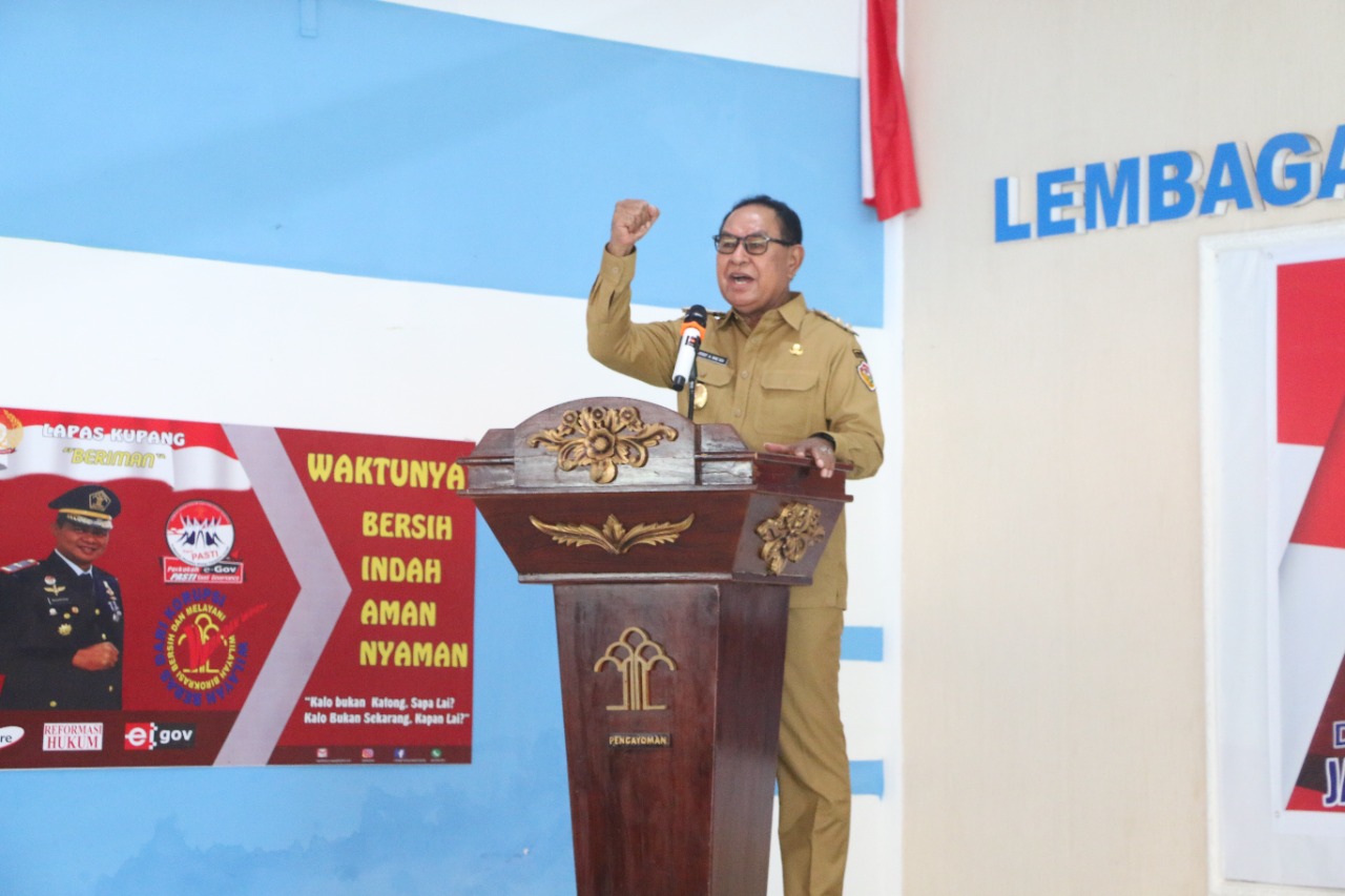 Wagub Minta Jajaran Kanwil Kemenkum HAM NTT Tidak Ingkari Janji Kinerja