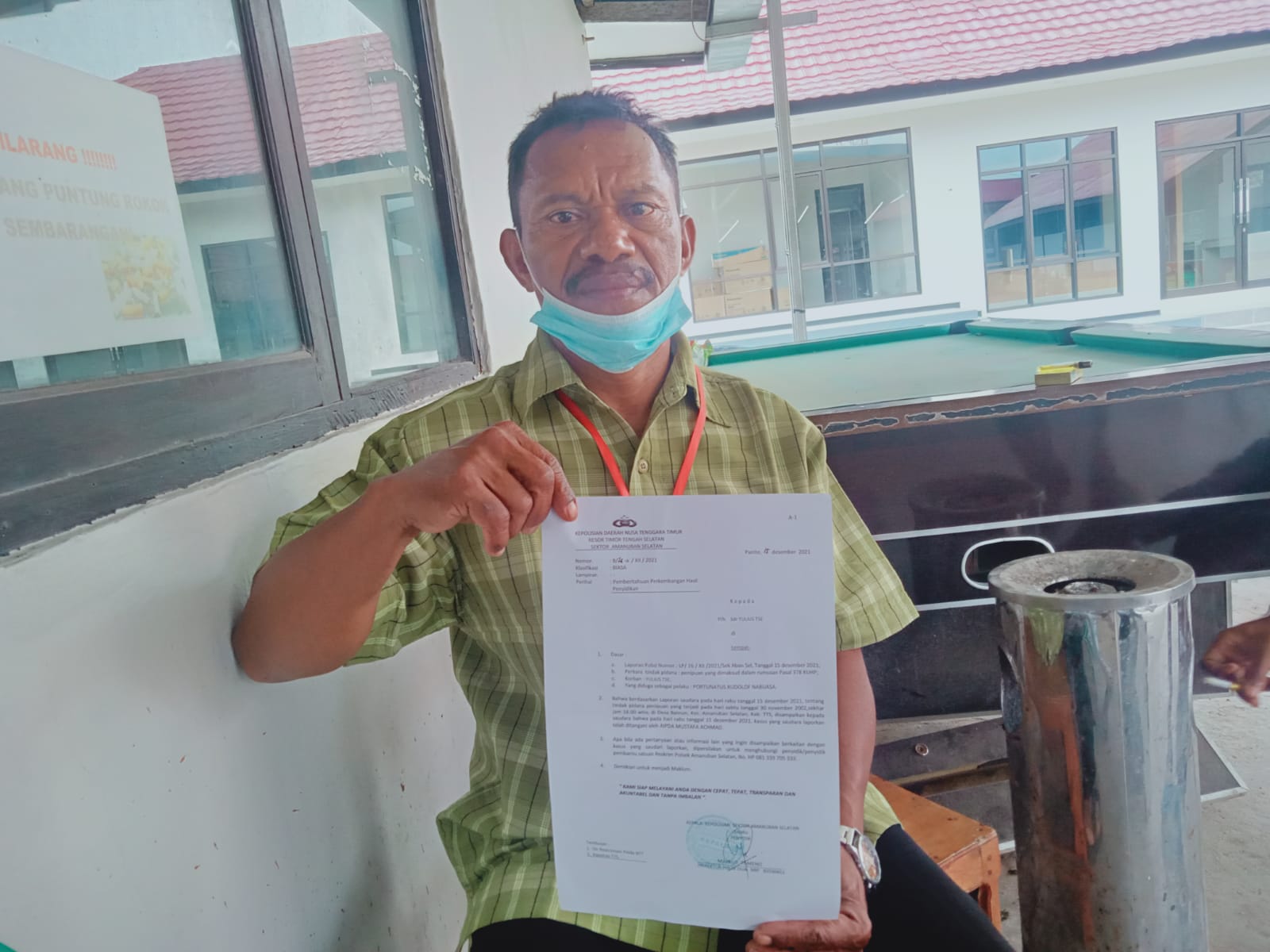 Portunatus Rudolof Nabuasa Di Polisikan Atas Dugaan Tindak Pidana Penipuan Transaksi Jual Beli Tanah
