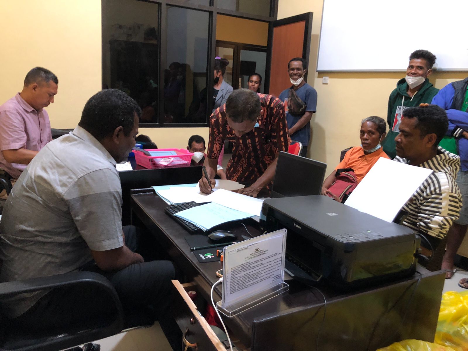 Pertikaian Berdarah di Kantor Desa Nanin Malaka Berakhir Damai 