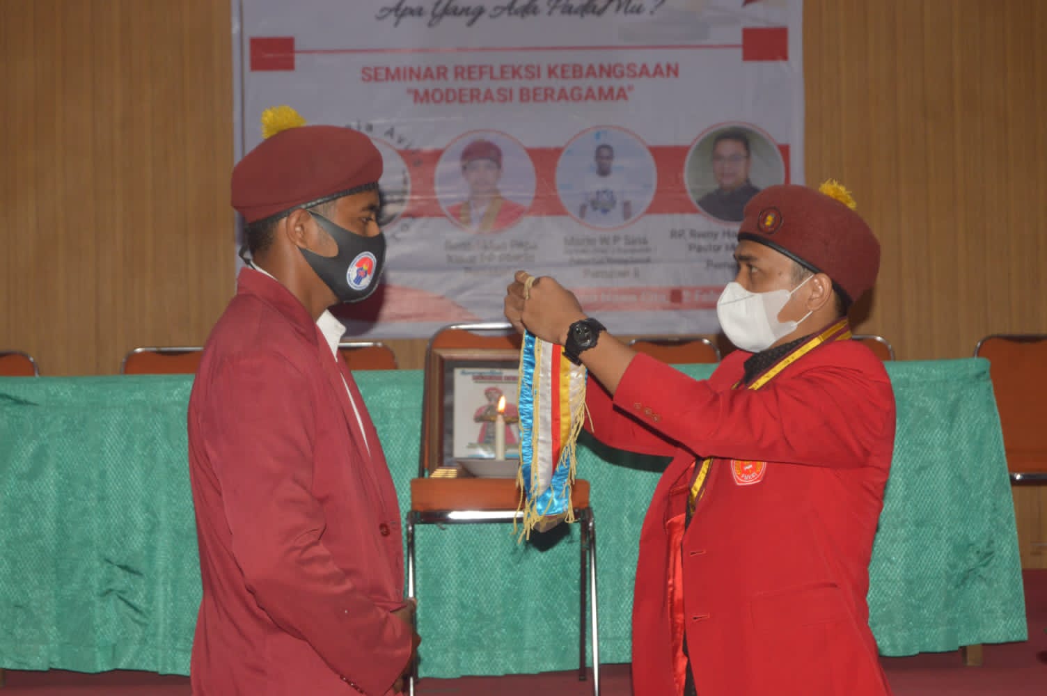 Ketua Presidium PP PMKRI Lantik Kris Sologus Dami Jadi Ketua PMKRI Maumere