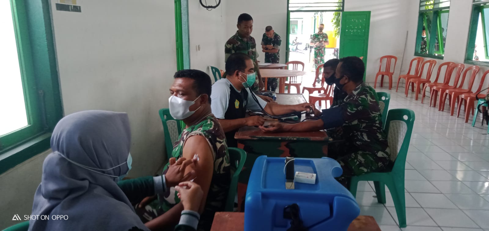 Kodim 1602 Kabupaten Ende Melaksanakan Kegiatan Vaksinasi Tahap 3 Jenis Boster