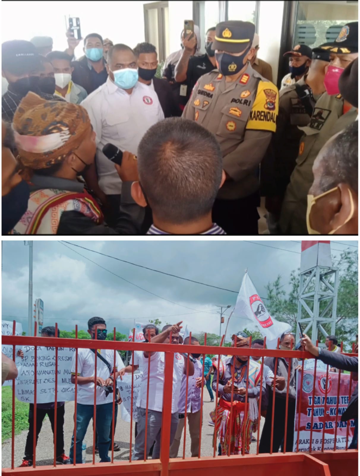 Gagal Menemui Bupati TTS, Massa Aksi Akan Kembali Lagi Untuk Perjuangkan Jalan Bonleu