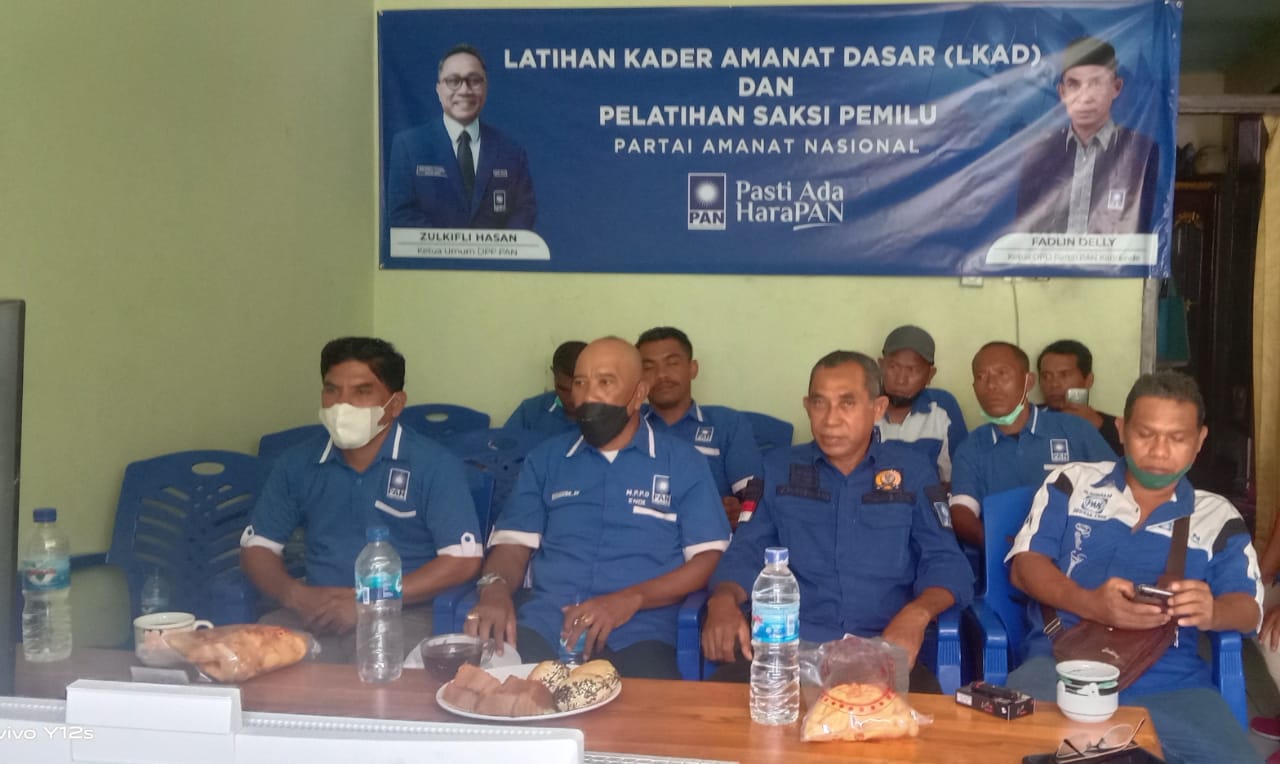 DPD Partai PAN Ende Laksanakan LKD dan Latihan Saksi Pemilu Secara Virtual 