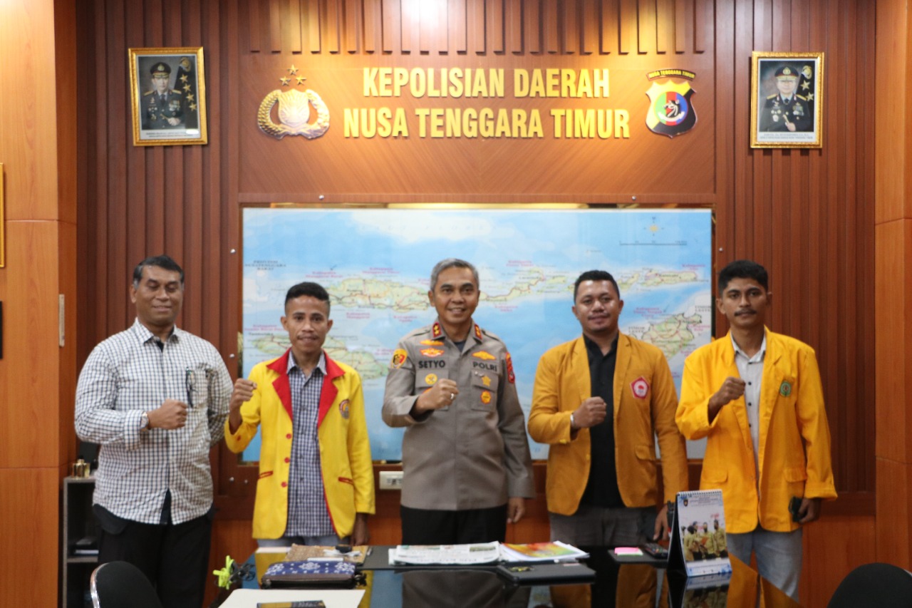 Meningkatkan Silaturahmi BEM Nusantara Wilayah NTT Kunjungi Mapolda NTT