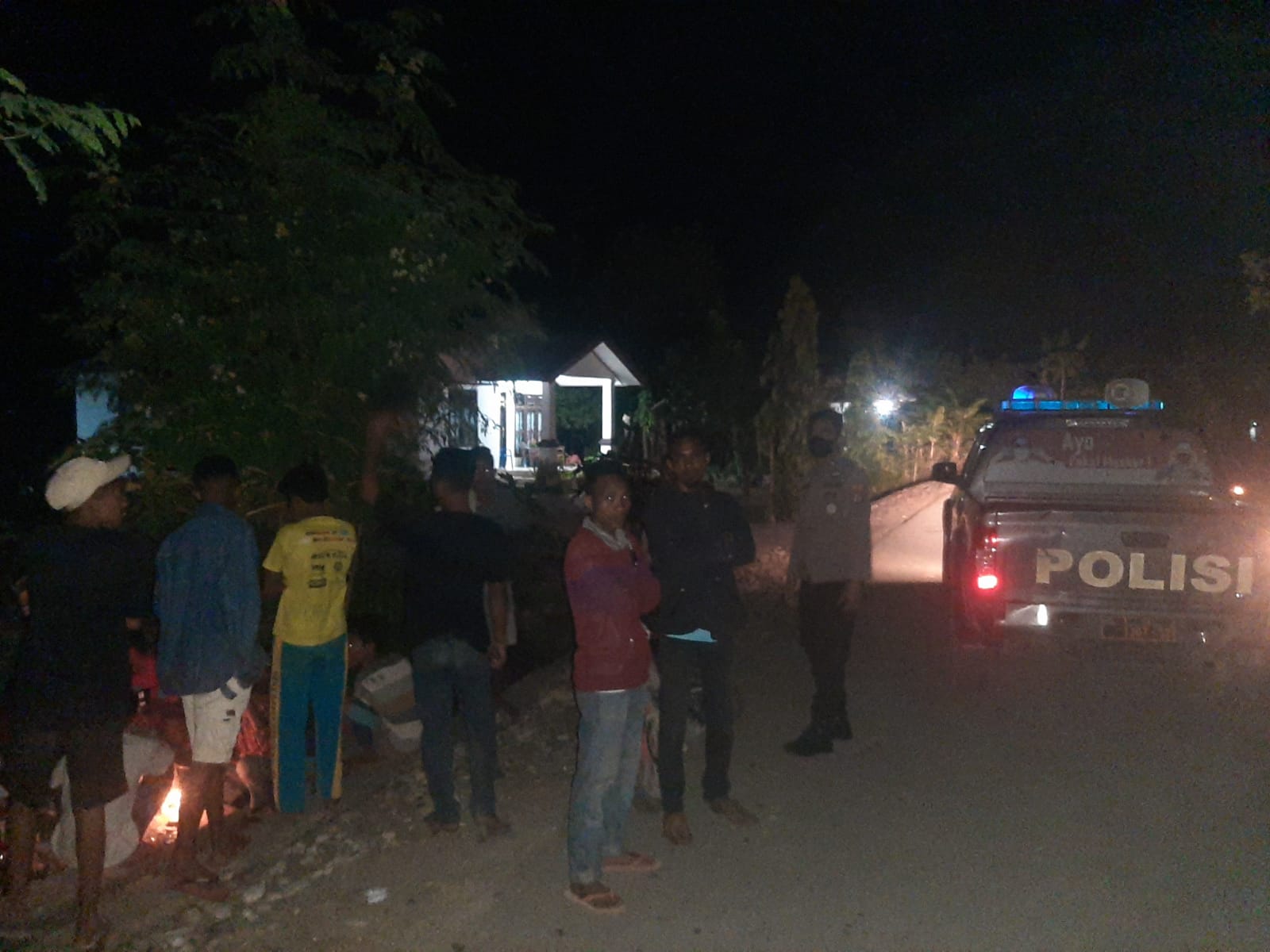 Aksi Lempar Batu Dilakukan Oknum Tak Dikenal di Jalan Perbatasan Nainama, Malaka