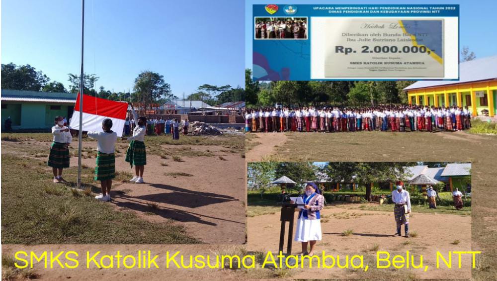 SMKS Kusuma Atambua Peringati Hardiknas dan Meraih Juara 3 Lomba Yel-yel Terbaik Tingkat Provinsi 
