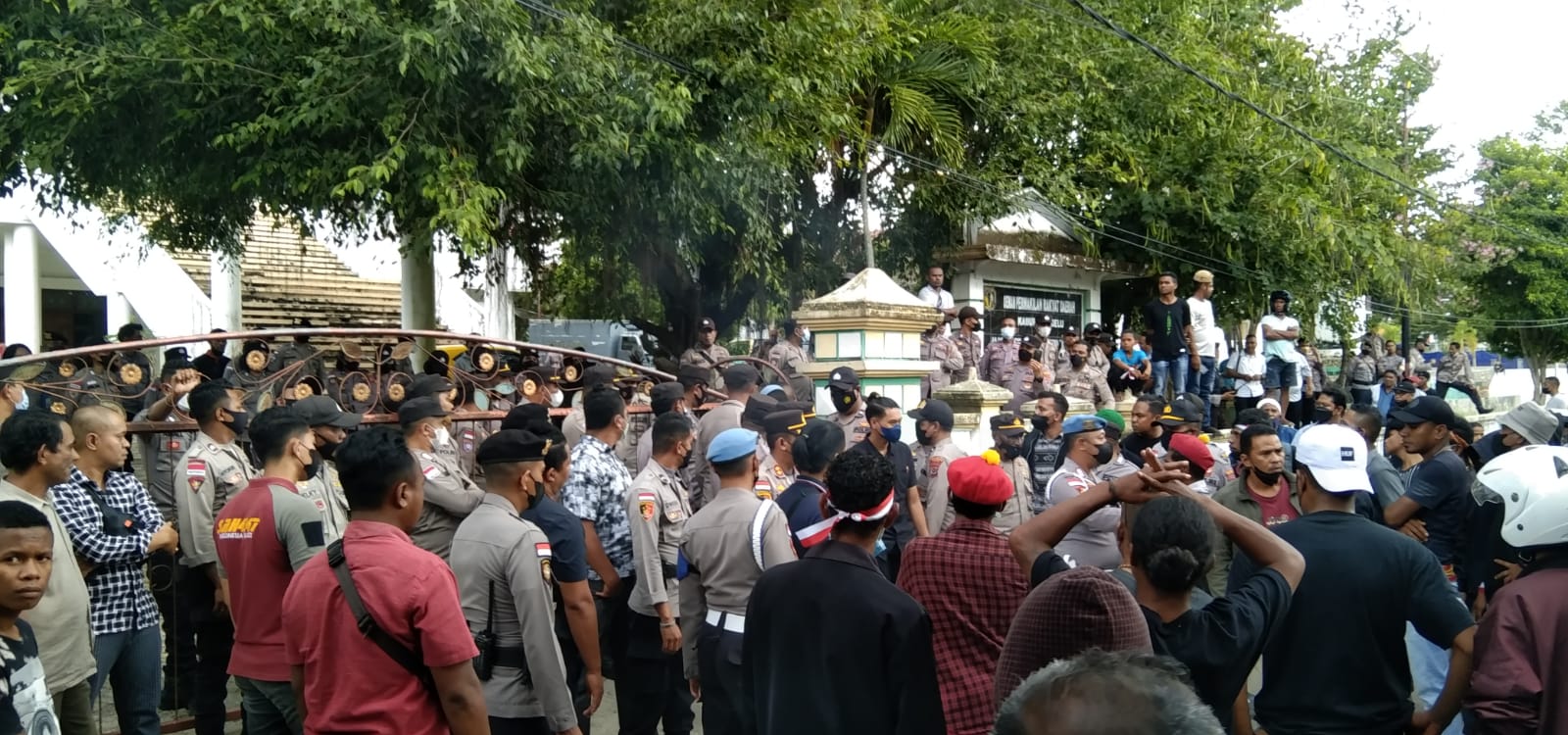 Aliansi FSMPK dan PMKRI Belu, Aksi Damai Pertanyakan Keputusan Bupati Terkait Hasil Tekoda 2022 