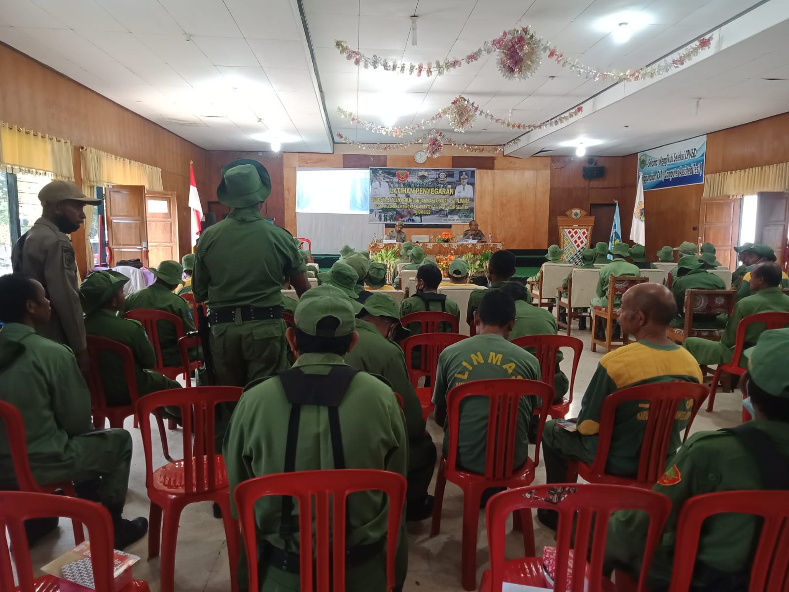 Satuan Pol-PP TTS Gelar Pelatihan Penyegaran Bagi Anggota Linmas