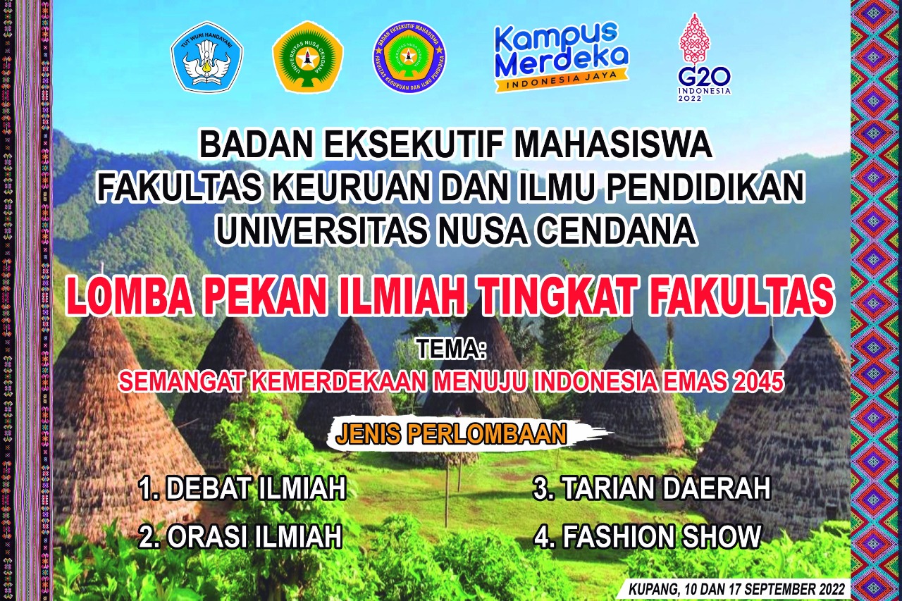 BEM FKIP Undana Gelar Kegiatan Pekan Ilmiah Bagi Seluruh Mahasiswa.