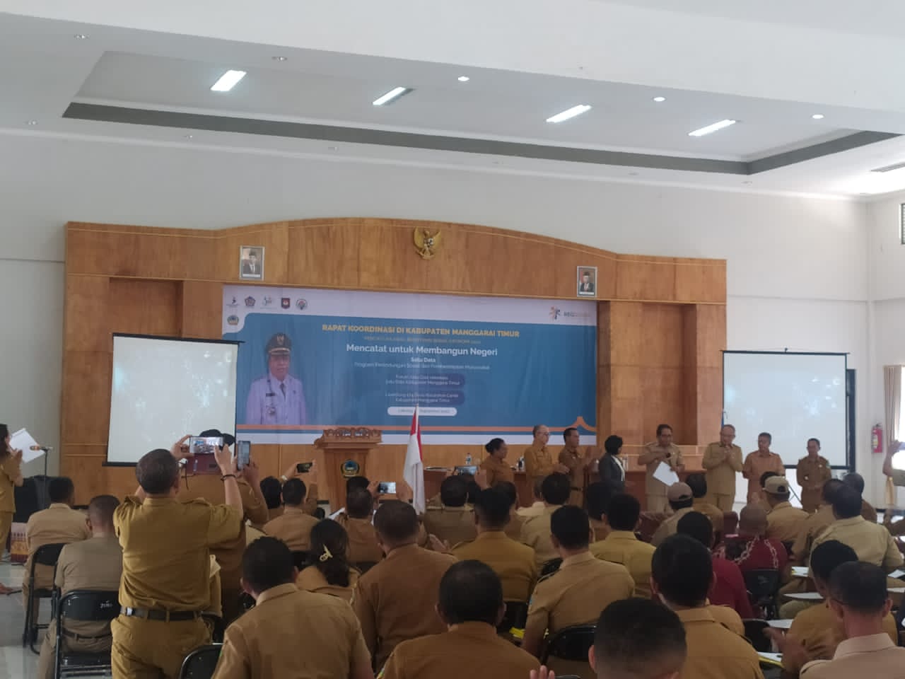 Bupati Agas Launching 174 Desa/Kelurahan Cantik Di Matim