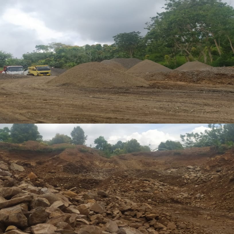 Semua Proyek Jalan di Matim Diduga Menggunakan Batu Pecah Ilegal.