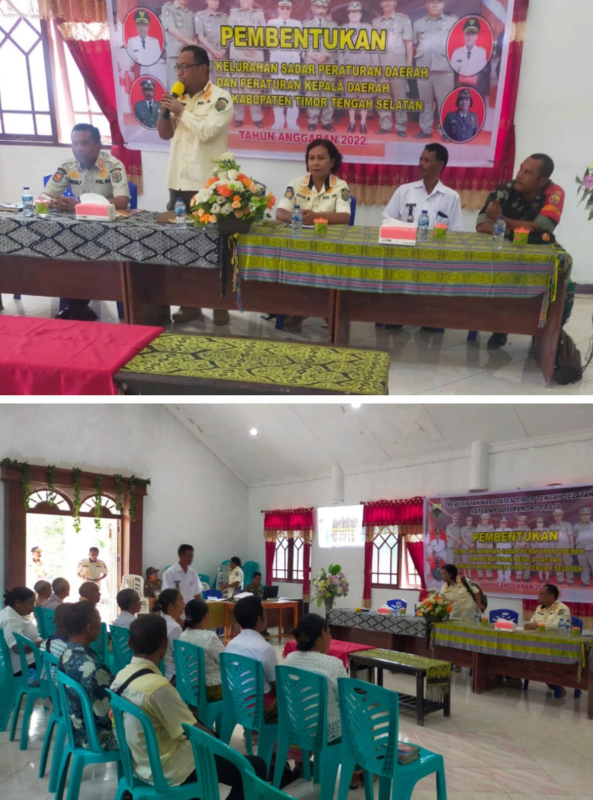 Pemda TTS Didukung TNI, Kembali Gelar Sosialisasi Perlindungan dan Ketentraman Masyarakat Di Noebeba