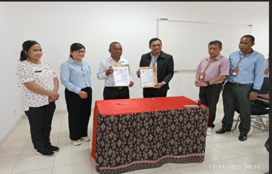 STIKOM Uyelindo - FKIP IAKN Gelar Penandatanganan Perjanjian Kerja Sama