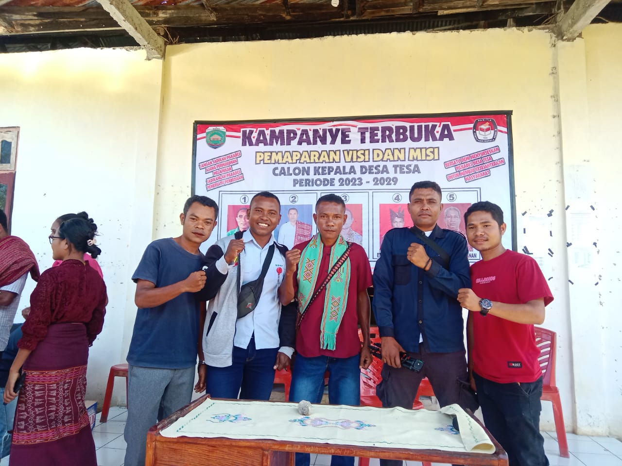 Saat Kampanye Terbuka Maksi Un Teriakan: Saatnya Putra Daerah Hadir Untuk Membangun Nian Mamoinka.