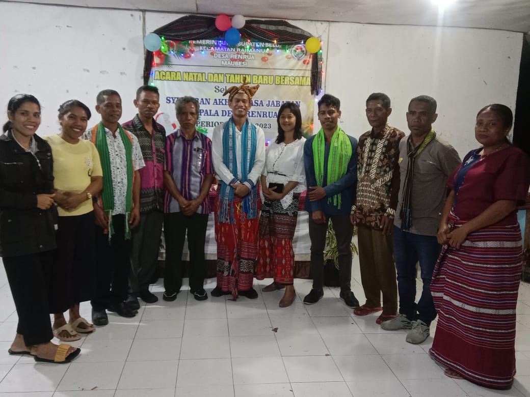 Akhir Masa Jabatan, Kades Renrua Adakan Misa Syukur dan  Nataru Bersama Masyarakat