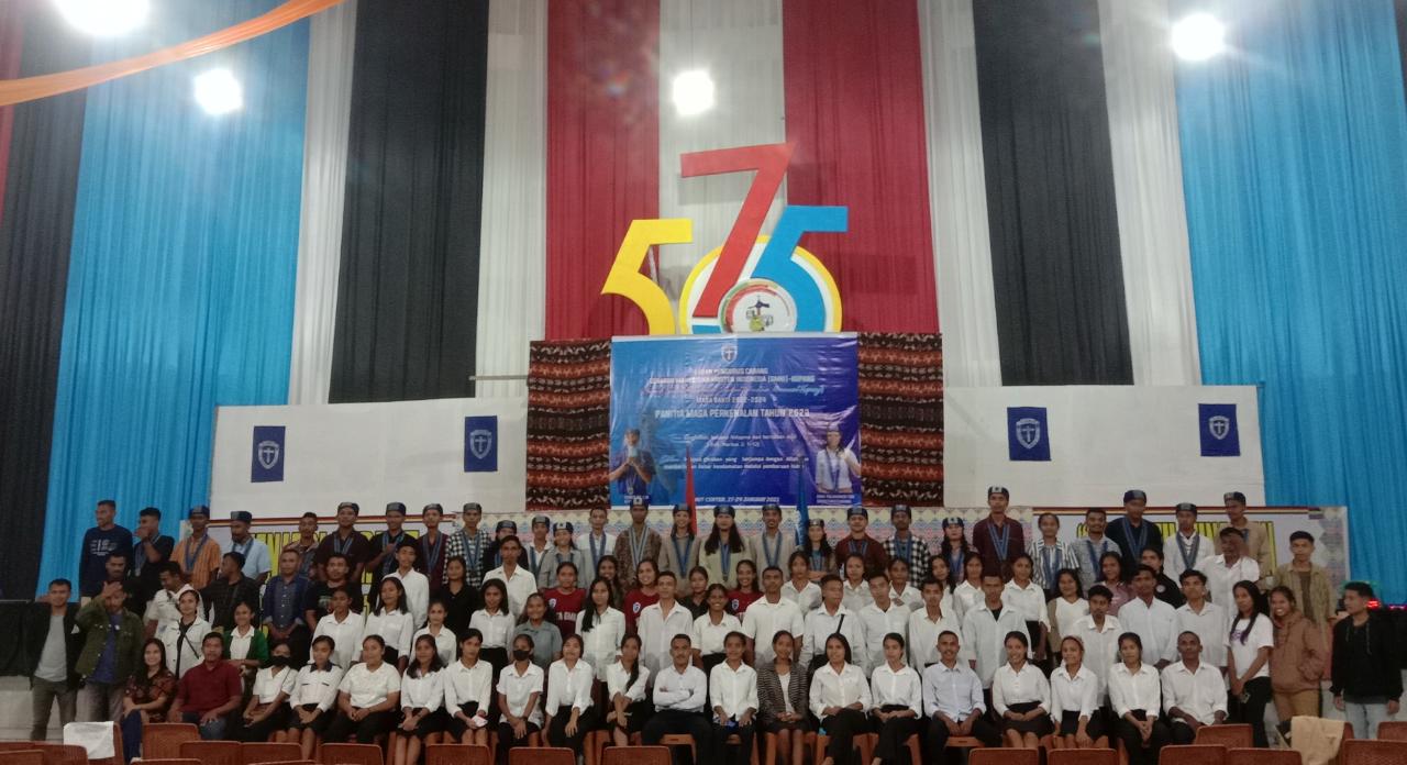 Simak Ini Pesan Ketua Cabang GMKI Kupang Sesuai Melantik 662 Anggota Baru