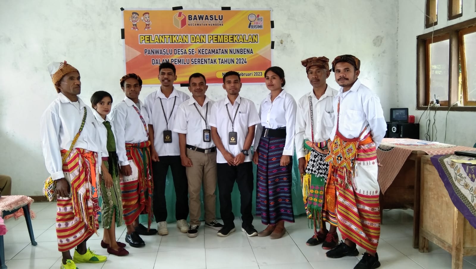 Ini Daftar Nama Calon Panwaslu Desa Se-Kecamatan Nunbena Yang Sudah di Lantik